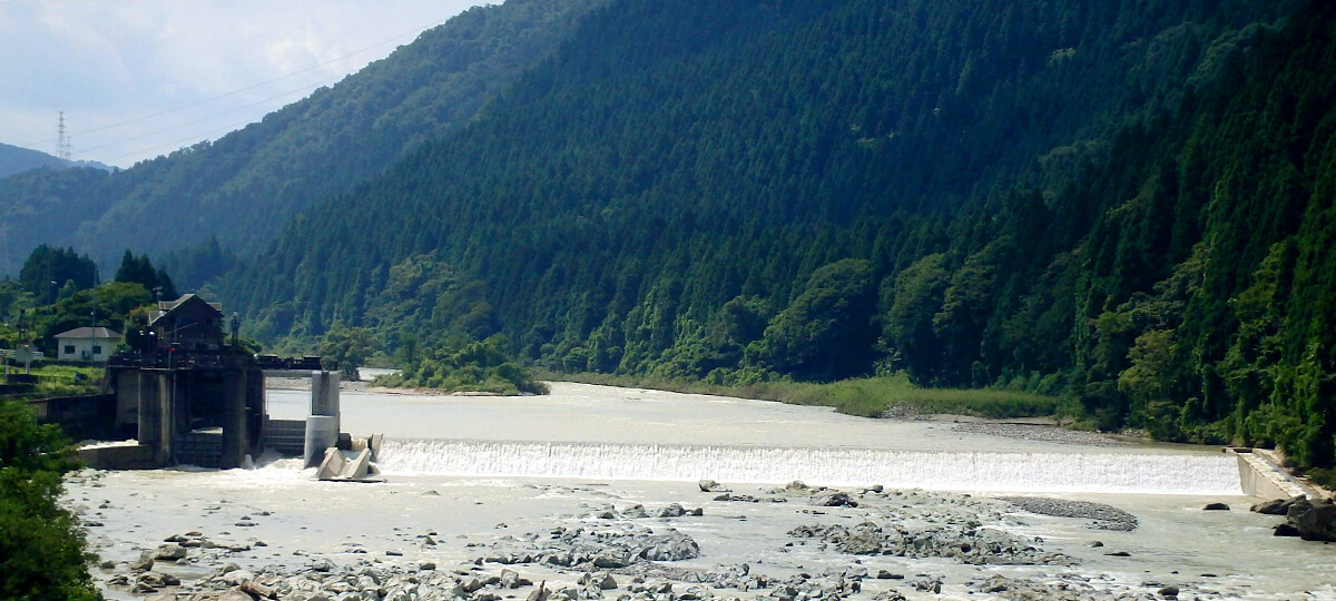手取川（白山頭首工から上流）